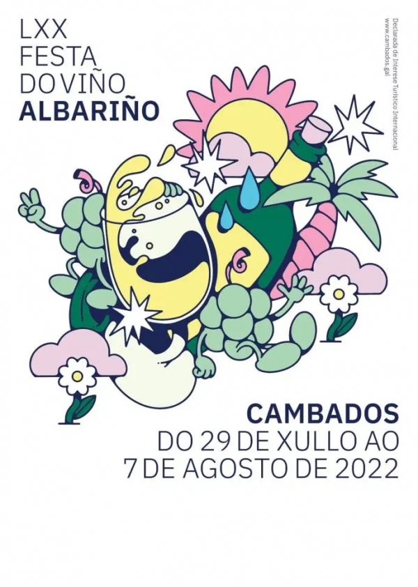 Cartel anunciador da Festa do Albariño 2023