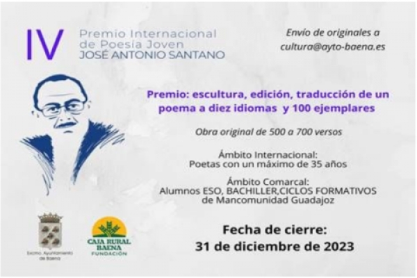&quot;IV Concurso Internacional de Poesía Joven José Antonio Santano&quot;