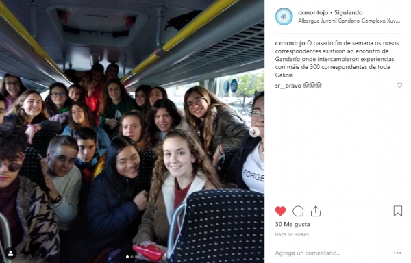 Conta de Instagram do equipo de Correspondentes do IES Saturnino Montojo de Ferrol