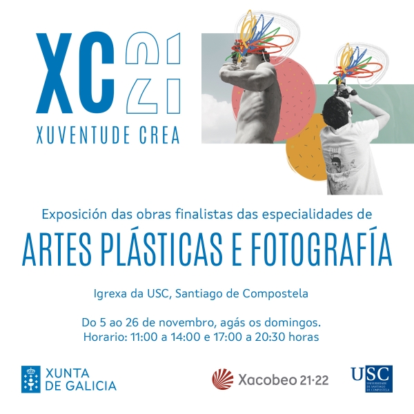 Exposición das obras finalistas de Artes Plásticas e Fotografía  de Xuventude Crea 2021