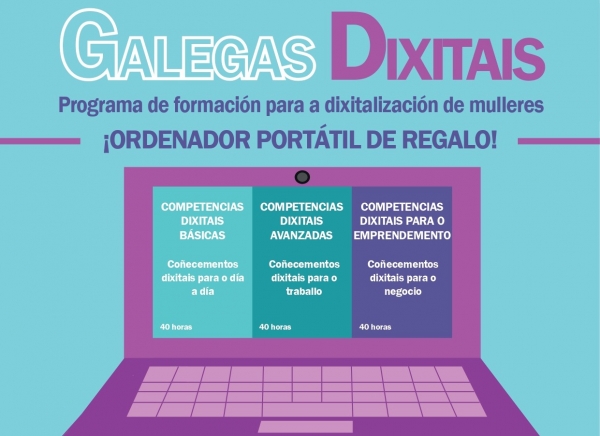 Galegas Dixitais continúa levando novas actividades de capacitación TIC por Galicia