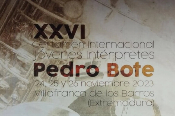 XXVI Certame Internacional Novos Intérpretes Pedro Bote