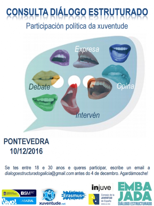Consulta Diálogo Estruturado: 10 de decembro en Pontevedra