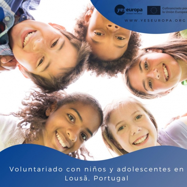 Voluntariado con nenos e adolescentes en Portugal