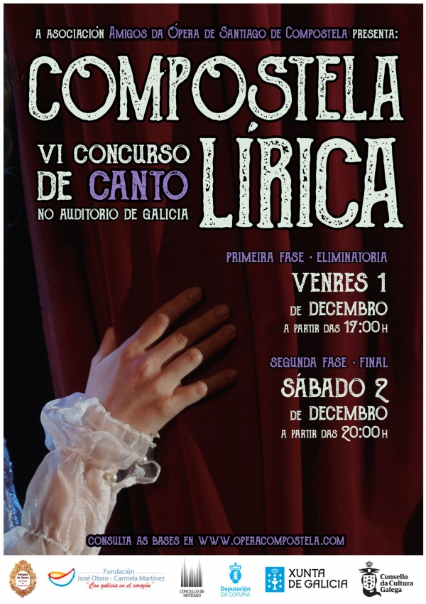 VI Concurso de Canto &quot;Compostela Lírica&quot;