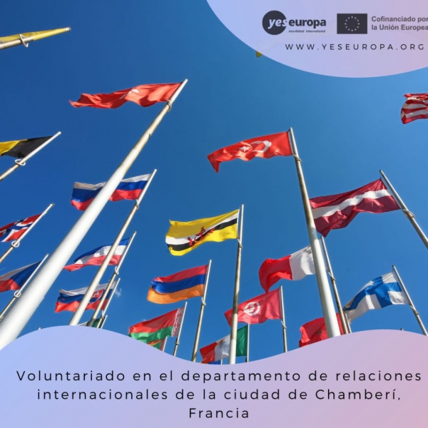 Voluntariado no departamento de relacións internacionais da cidade de Chambéry, Francia