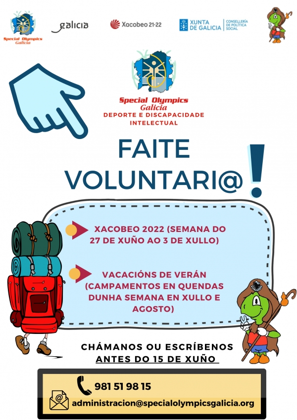 Voluntariado na asociación Special Olympics Galicia
