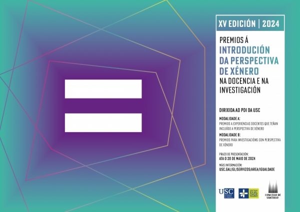 XV edición dos Premios á introdución da perspectiva de xénero na docencia e na investigación