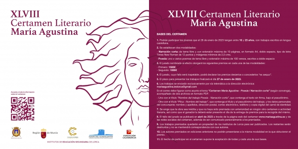 XLVIII Certame Literario María Agustina