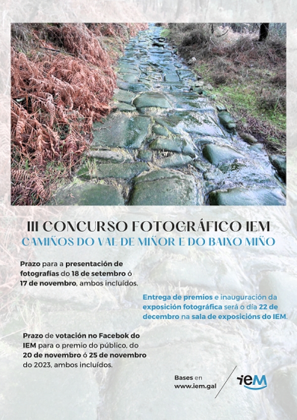Concurso Fotográfico. Camiños do Val de Miñor e do Baixo Miño