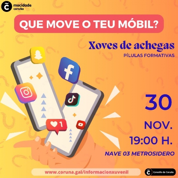 Pílula formativa na Coruña: Que move o teu móbil?