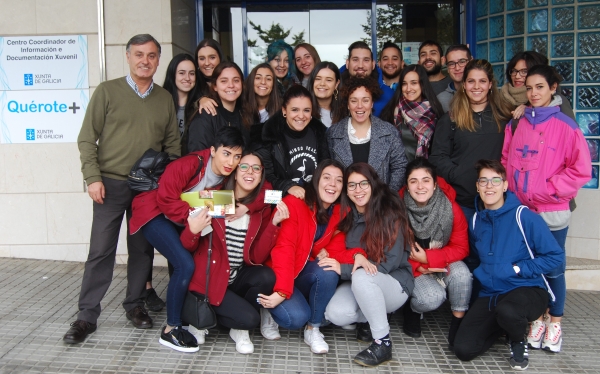 Visita ao Centro coordinador de información xuvenil dos Correspondentes Xuvenís do CIFP Portovello de Ourense