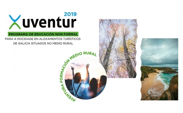 Xuventur 2019: Programa de educación non formal para a mocidade en aloxamentos turísticos de Galicia situados no medio rural