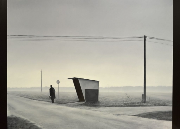 “On the road” de José Antonio Ochoa, obra gañadora do XXI Premio Nacional de Pintura Fundación Mainel